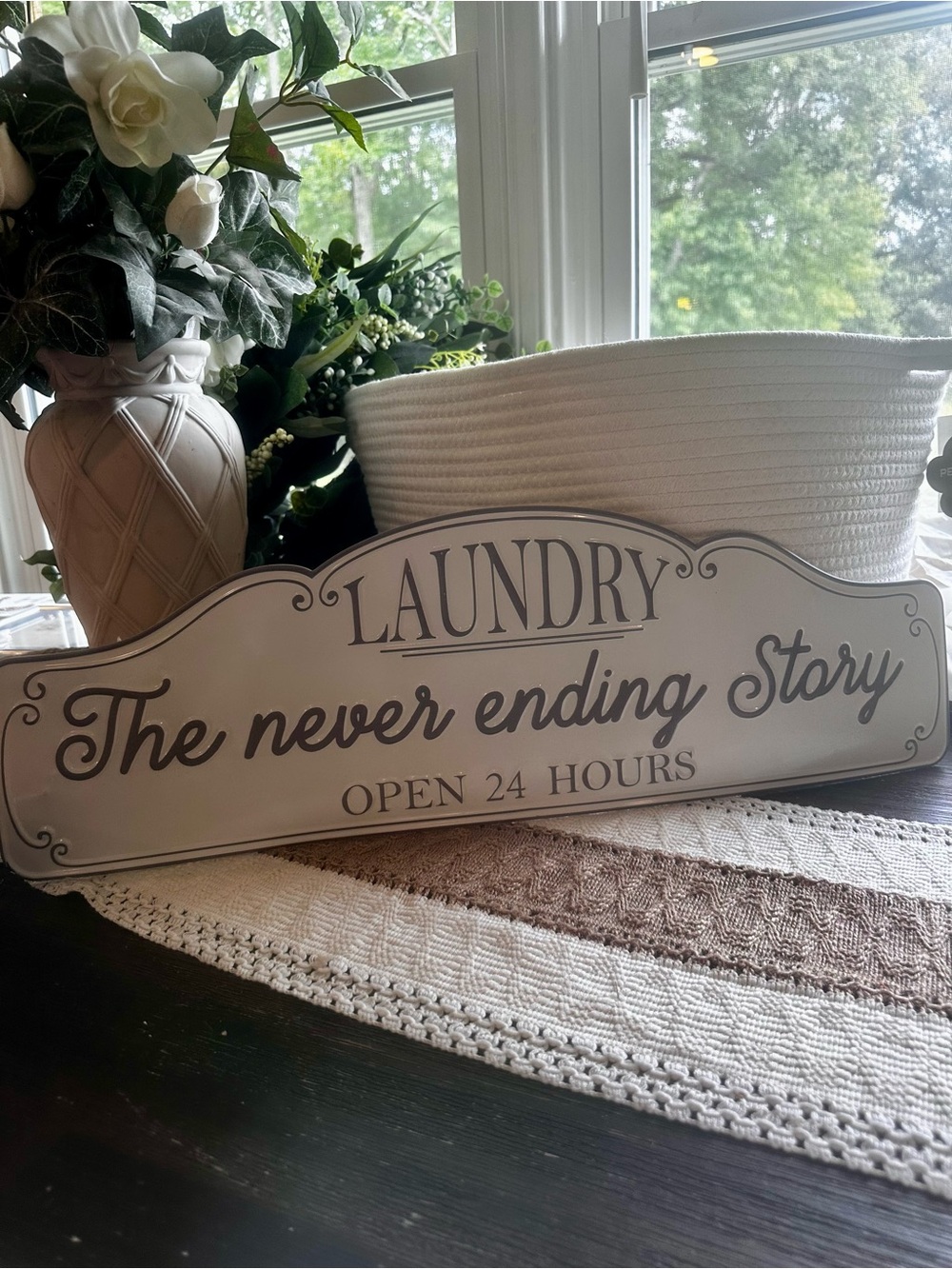 NWT Ashland Farmhouse Laundry Decorative Sign